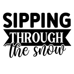 Wine Christmas Quotes, SVG Vector Design