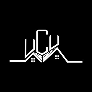 UCU Real State logo design, UCU simple and modern logo. UCU luxurious alphabet design