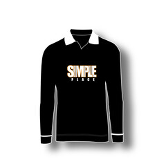 T shirt mockup vector design template