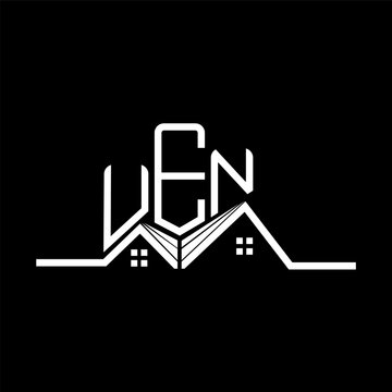 UEN Real State logo design, UEN simple and modern logo. UEN luxurious alphabet design