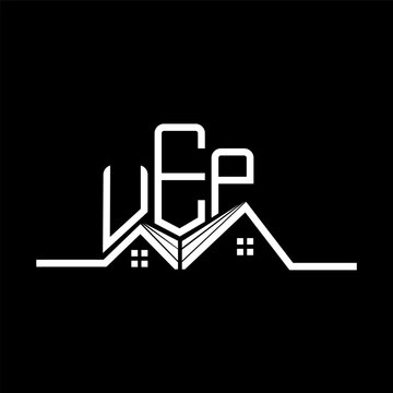 UEP Real State logo design, UEP simple and modern logo. UEP luxurious alphabet design