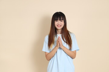 Obraz premium 20s Asian Woman in casual clothes