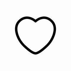 heart love favorite like icon vector sign
