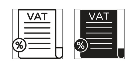 Value added tax VAT icon