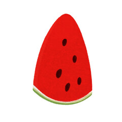 watermelon isolated on white