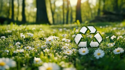Lush green field with wildflowers on a sunny day, emphasizing the importance of ecological preservation.