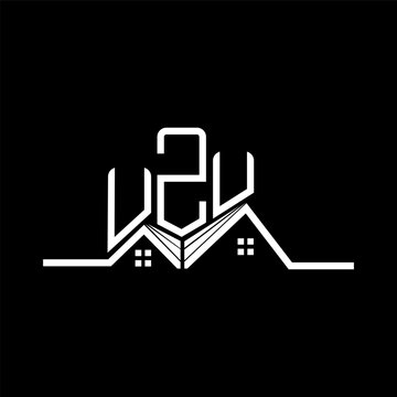 UZU Real State logo design, UZU simple and modern logo. UZU luxurious alphabet design