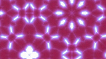 Obraz premium Abstract Radiant Burst with Soft Grain Texture, Symmetrical Glow Pattern in Psychedelic Style, Radiating Circular Abstract with Subtle Noise, Kaleidoscopic Starburst with Gradient Flow