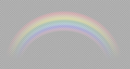 Rainbow icon, rainbow. Raindrops on transparent background. Rainbow shimmering on a transparent background. Downpour, hail rainy weather. png
