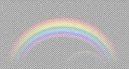 Rainbow icon, rainbow. Raindrops on transparent background. Rainbow shimmering on a transparent background. Downpour, hail rainy weather. png