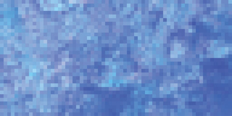 Abstract mosaic background with pixelated blue tones creating a digital artistic pattern for creative design projects and modern visual concepts