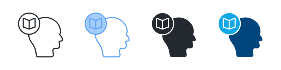 Wise Icon Set Multiple Style. Designed In Outline, Blue, Glyph, Dual Tone