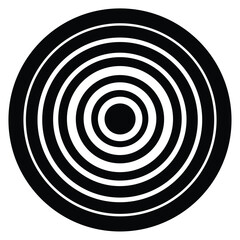 black and white spiral