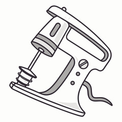 Kitchen mixer appliance with whisk cooking baking