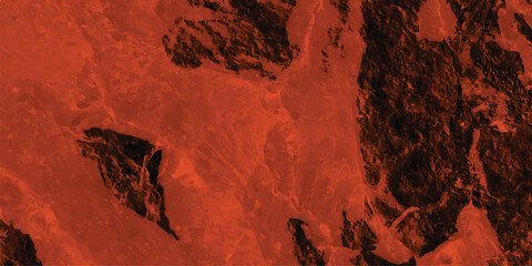 Artistic abstract textured background in shades of fiery red and black depicting a marbled stone surface suitable for creative projects and design elements.