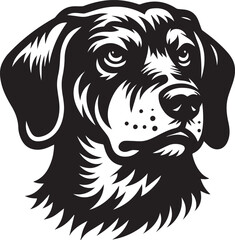 angry dog head vector illustration, angry dog head vector icon, angry dog head logo vector