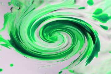 Abstract green and white background. Curl, spin, whirl.
