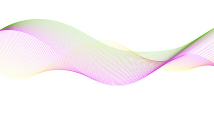 Smooth wavy pink background. Light red abstract illustration.