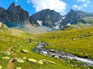 The most famous high mountain plateau in the Black Sea region, Kaçkar Mountain, Rize, Turkey