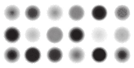 halftone design elements