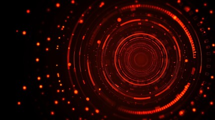 abstract technology background hud style Vector Illustration Concept, Suitable for landing page, ui, web, App intro card, editorial, flyer, and banner