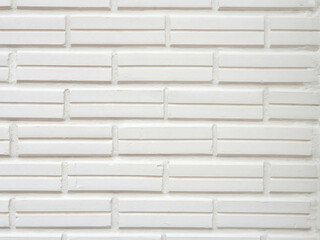 Charming Views of an Old Brick Wall Coated in White Paint