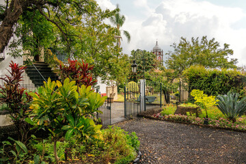 Park of Quinta das Cruzes Museum in Funchal, Madeira, Portugal