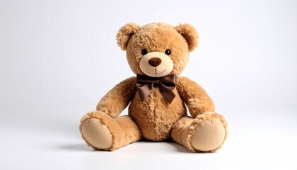 Fototapeta premium teddy bear on a white background