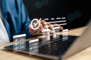 Digital document task list for workflow and project planning. Perfect for task approval, tracking,...