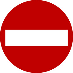 no entry sign