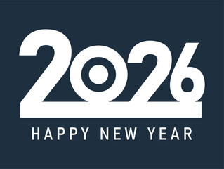 Stylish vector logo set featuring bold “2026” typography in black and white. Perfect for New Year celebration graphics, greeting cards, banners, event branding, and modern festive designs.