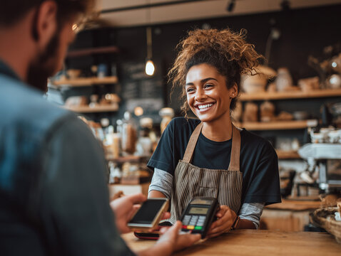 Mobile Payment at Small Business – Real Transaction Scene