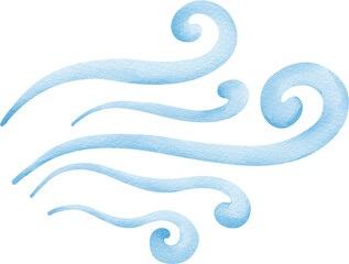 Obraz premium watercolor windy