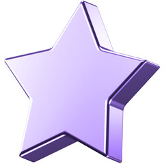 3d icon of a star