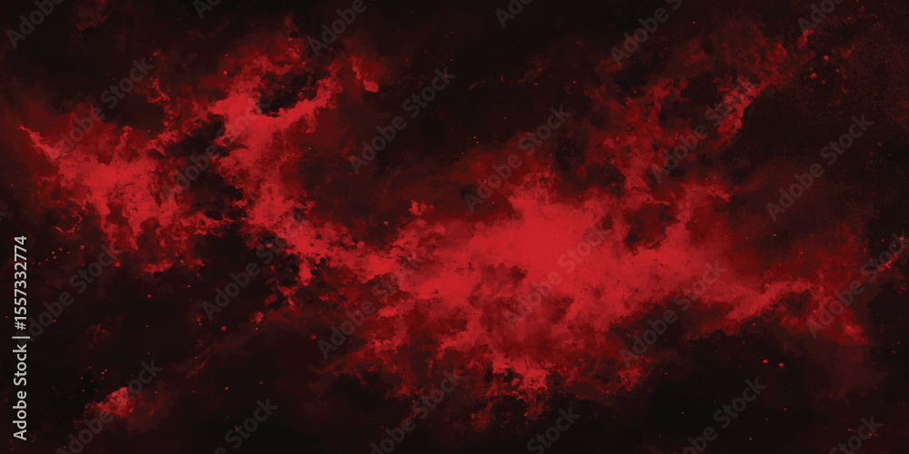 Poster abstract red and black texture background. red grunge horror background banner. abstract background 