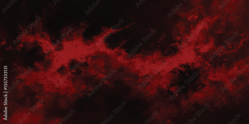 Poster abstract red and black texture background. red grunge horror background banner. abstract background 