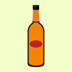 Bottle drink art vector, graphic design, item, and illustration design.