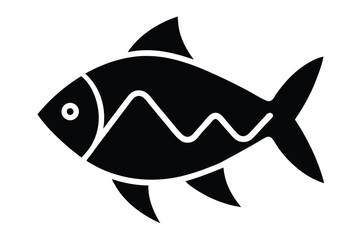 White isolated cartoon shark vector illustration featuring a marine predator with fins swimming in blue ocean water