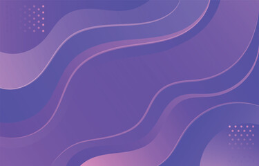Purple Abstract Wavy Background 