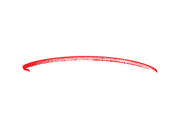 Hand-drawn Marker Line on a Transparent Background.	
