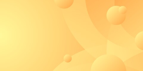 A clean, vibrant orange and yellow gradient background featuring dynamic, semi-transparent circular shapes and bubbles, perfect for warm, inviting designs