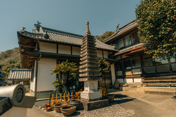 Kirihataji Temple, the 10th stop on the Shikoku Pilgrimage in Tokushima, Japan - may 2 2025