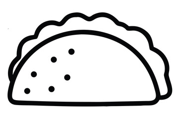 Cartoon vector illustrations of dessert and fast food icons