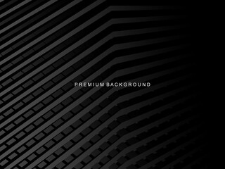 Dark background with diagonal geometric patterns and 3D effect, suitable for modern and professional designs.