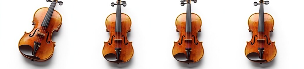 Fototapeta premium Four Violin Instruments