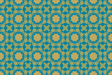 Seamless Visual Graphic Interior Fabric Perspective Fashion Wallpaper Textile Background Geometric Shape Luxury Art Design Texture Symmetric Endless Template Tile Decoration Digital Cloth Pattern.