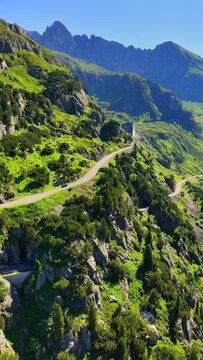 Sustenpass, Schweiz, Juni 2025, Luftaufnahme