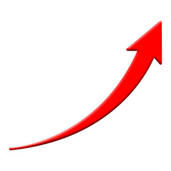 red arrow up
