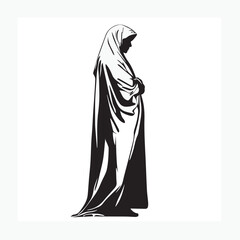woman wearing traditional caftan dress