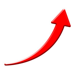 red arrow up